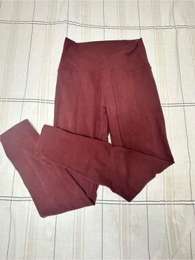 Offline by Aerie Wine-Colored High-Rise Leggings
